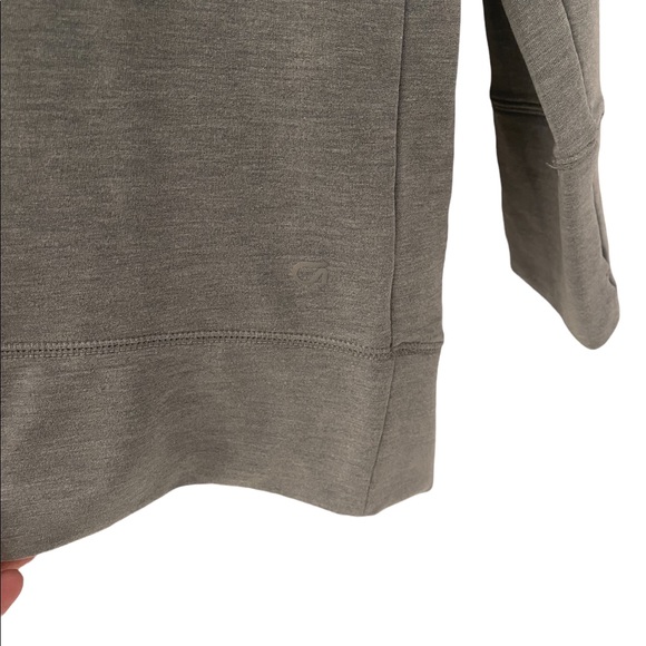 Gap Fit light grey sweatshirt - tunic length - size XL- never worn NWOT - Picture 5 of 7